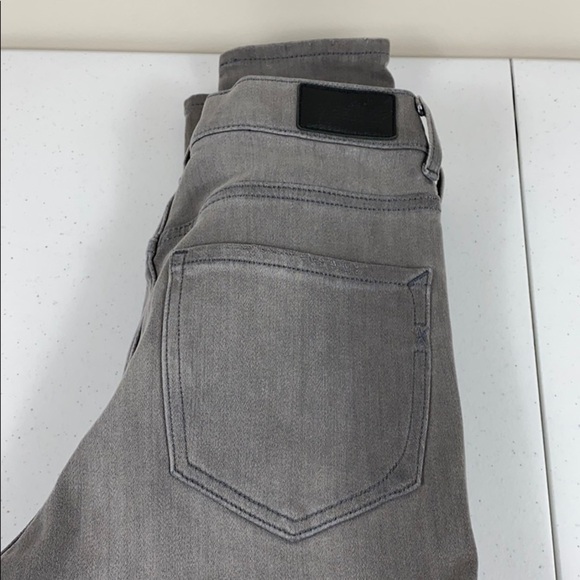 Express High Waisted Seamed Ankle Legging Jean - Picture 6 of 7